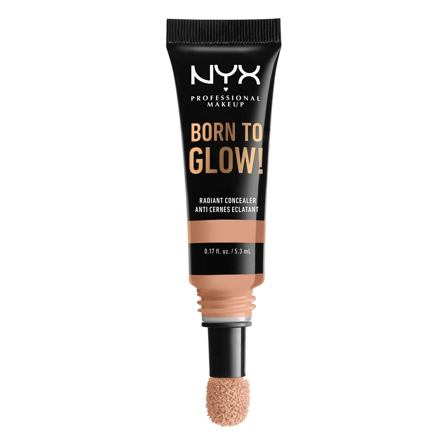 NYX PROFESSIONAL MAKEUP Born To Glow Radiant Concealer, Medium Coverage - Soft Beige