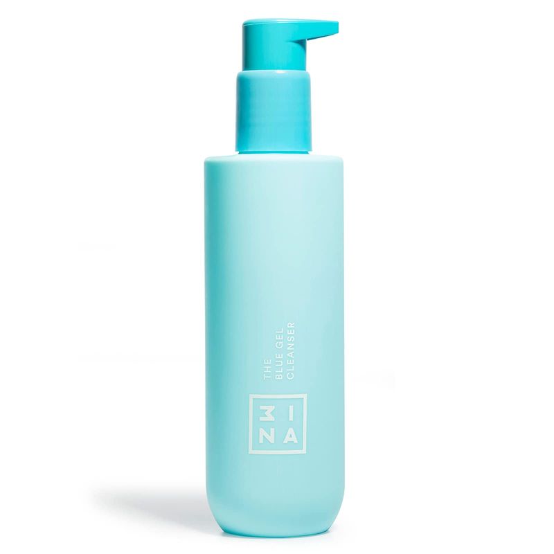 3ina MAKEUP - Vegan - Cruelty Free - The Blue Gel Cleanser - Blue - Makeup remover - Refreshing micellar formula - Aloe &amp; Hamamelis - Smooths, calms, refresh and purifies skin
