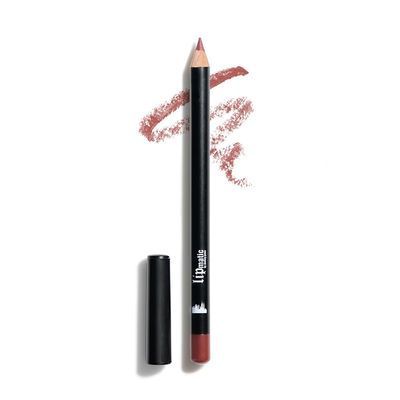 LipMatic Mocha Lip Liner - Modern Classic Lip Liner, Long-Lasting Lip Pencil with Castor Oil, Natural Ingredients, Paraben and Cruelty-Free, Makeup Stocking Stuffers for Women, Dark Mocha Brown Shade