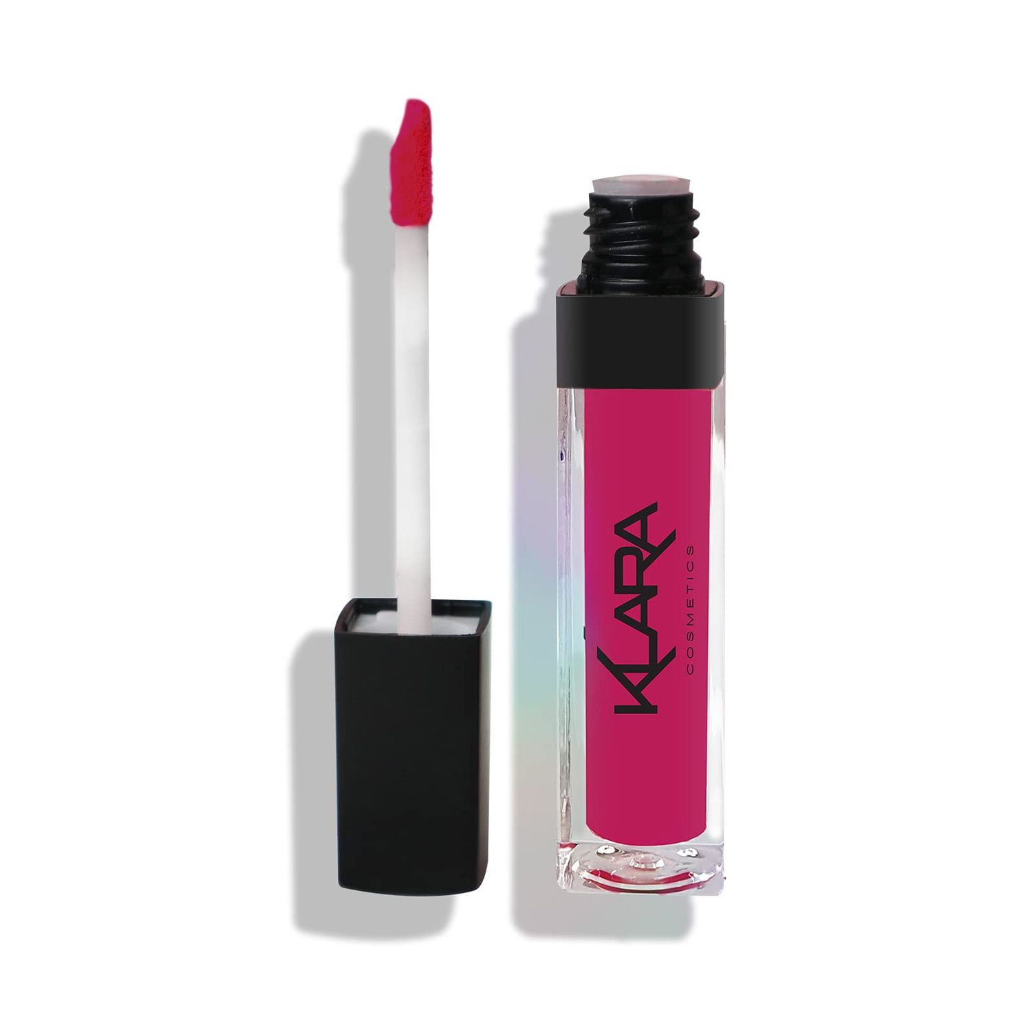Klara Cosmetics Kiss Proof Lipstick 10 Madgenta Bold Violet Pink Liquid Matte Long Lasting Full Colour Pigment, 8 ml