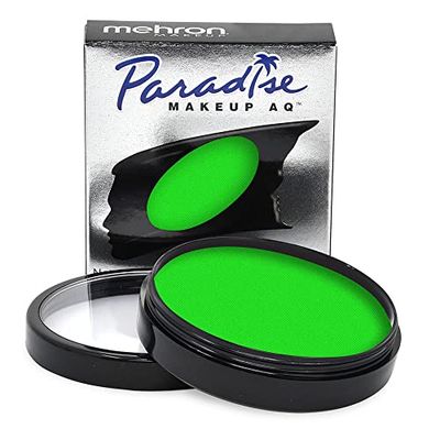 Mehron Makeup Paradise Makeup AQ Face &amp; Body Paint (1.4 oz) (Martian - Neon GreenGreen UV)