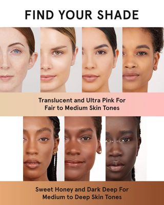 One Size Ultimate Blurring Setting Powder Full Size - Ultra Pink - for Fair to Medium Skin Tones