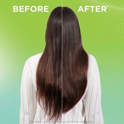 Garnier Fructis Pure Clean Detangler  Air Dry Spray, 5.0 Fl Oz, 2 Count (Packaging May Vary)