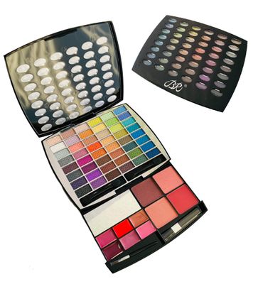 BR Beauty Revolution Glamour Girl Makeup Kit 43 Eyeshadow  9 Blush  6 Lip Gloss
