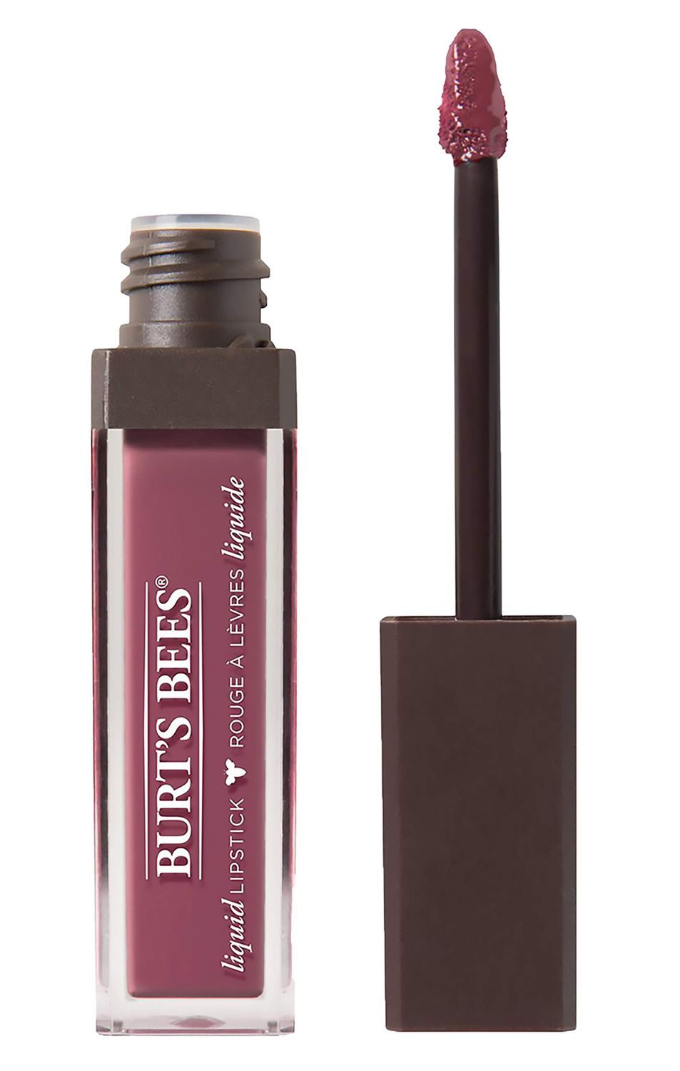 Burt&#39;s Bees 100% Natural Glossy Liquid Lipstick, Blush Brook, 1 Tube