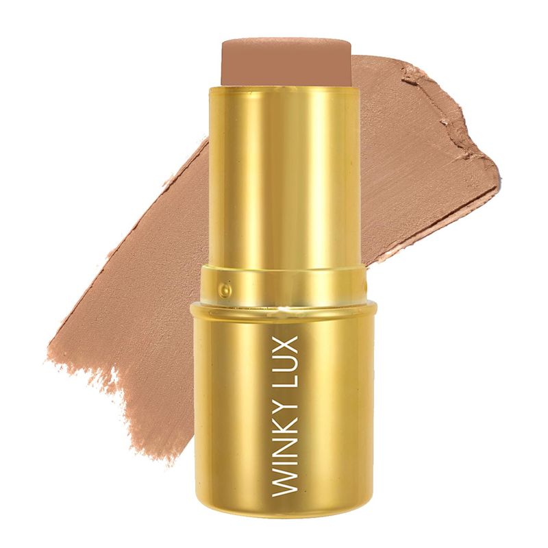 Winky Lux Bronze Age Bronzer Stick - Golden Touch, Cream Bronzer and Contour Stick, Hydrating Makeup Stick for Flawless, Smooth Skin, Vitamin E and Meadowfoam Seed Oil Face Makeup, Easy to Use Bronzer