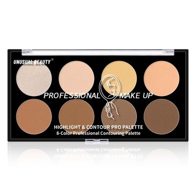 Makeup Highlight &amp; Contour Pro Palette Lightweight Blendable Long Lasting Waterproof Non-Smudge Natural Makeup Contour