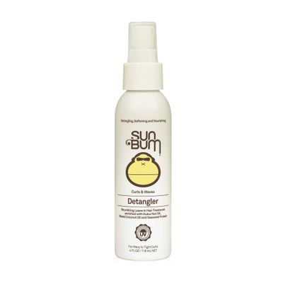 Sun Bum Curls Detangler | Vegan and Cruelty Free Moisturizing Hair Treatment for Wavy and Curly Hair | 4 oz