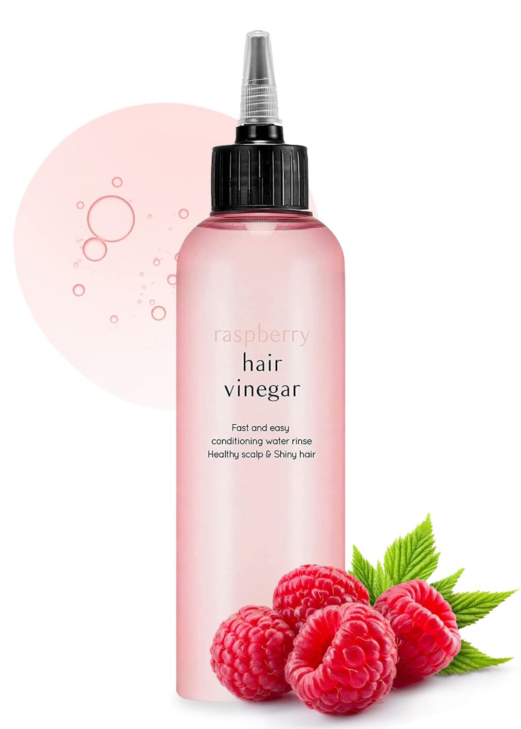 APIEU Raspberry Hair Vinegar Rinse 6.76 Fl oz - Scalp Treatment for Balanced pH, Shiny Hair | Korean Hair Care I Clarifies &amp; Encourages Growth | Dandruff &amp; Oil Control