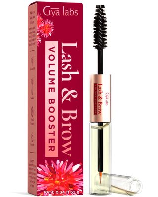 Gya Labs Lash and Brow Oil - 100% Castor Oil for Eyelashes and Eyebrows - Natural Castor Oil Eyelash Serum For Fuller-looking Lashes - Caster Oil Eyebrow Serum For Fuller-looking Brows (0.34 Fl Oz)