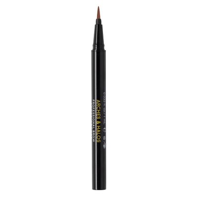 Arches &amp; Halos Bristle Tip Pen - Full, Bold, More Defined Brows - Long-lasting, Smudge Proof, Pigmented Color - Vegan and Cruelty Free Makeup - Auburn - 0.02 fl oz