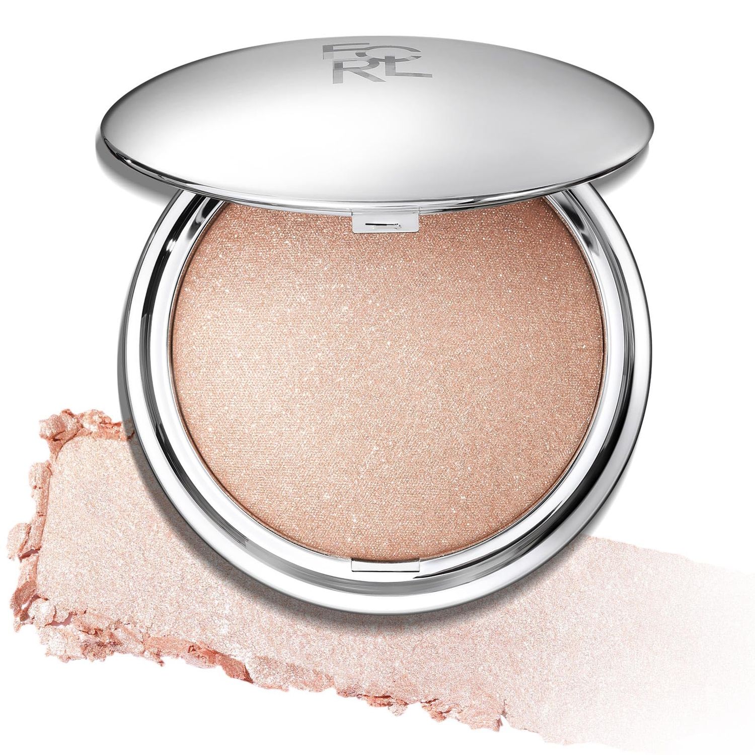 FOCALLURE Shimmer Face Highlighter Makeup Powder, Gel to Powder Glow Finish, Leaving a Lightweight &amp; Healthy Radiance, Long Lasting Luminous Face Body Highlighter Makeup,GD01 New World