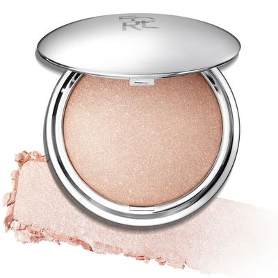 FOCALLURE Shimmer Face Highlighter Makeup Powder, Gel to Powder Glow Finish, Leaving a Lightweight &amp; Healthy Radiance, Long Lasting Luminous Face Body Highlighter Makeup,GD01 New World