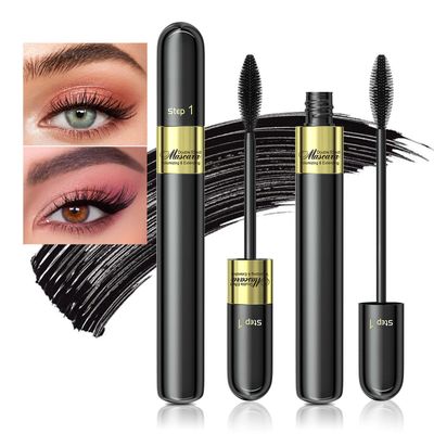 Tubing Mascara Waterproof &amp; Smudge-Proof - Long-Lasting Mascara for Length and Volume, Curling Eyelashes, No Flaking and No Clumping, Cruelty Free, Eye Makeup, Black (Pack of 1)