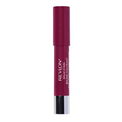 Revlon Lip Balm, Tinted Lip Stain, Face Makeup with Lasting Hydration, Infused with Shea Butter, Mango &amp; Coconut Butter, Shimmer Finish, 030 Smitten, 0.01 Oz