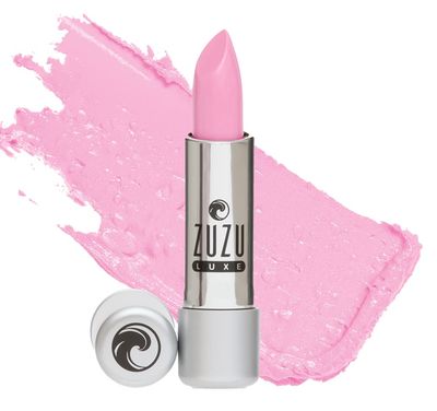 Zuzu Luxe Lip Color Lipstick (Truth or Dare - Soft PinkCool Crme), Natural Hydrating Lipstick, Paraben Free, Vegan, Gluten-free, Cruelty-free, Non GMO, 0.13 oz