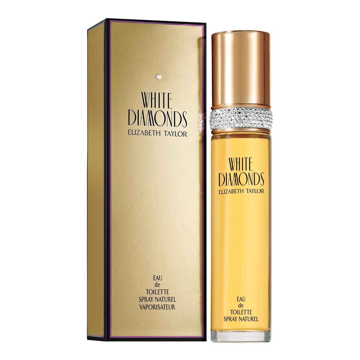 Elizabeth Taylor Women&#39;s Perfume, White Diamonds, Eau De Toilette EDT Spray, 3.3 fl oz