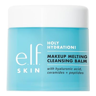 e.l.f. SKIN Holy Hydration! Makeup Melting Cleansing Balm, Face Cleanser &amp; Makeup Remover, Infused with Hyaluronic Acid to Hydrate Skin