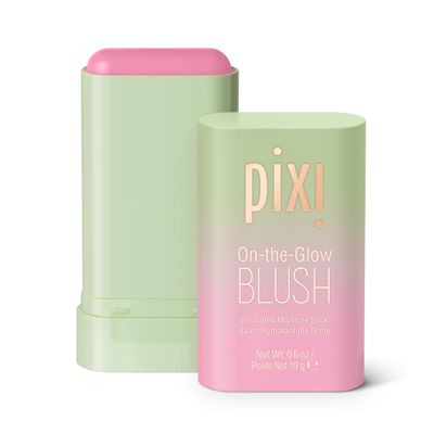 Pixi On-the-Glow Blush - CheekTone, pH Reactive Hydrating Tinted Moisture Blush Stick with Ginseng, Aloe Vera &amp; Fruit Extracts, For Cheeks &amp; Lips, 19g  0.6oz, Paraben-Free