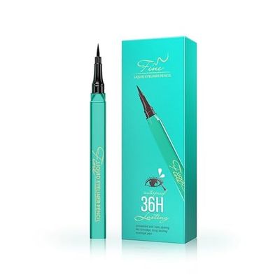 Liquid Eyeliner, Waterproof &amp; Long-Lasting Eyeliner Pen, Glides on Smoothly, Cruelty-Free &amp; Vegan, Quick Drying, Super Slim Precise All Day for Women (Black)