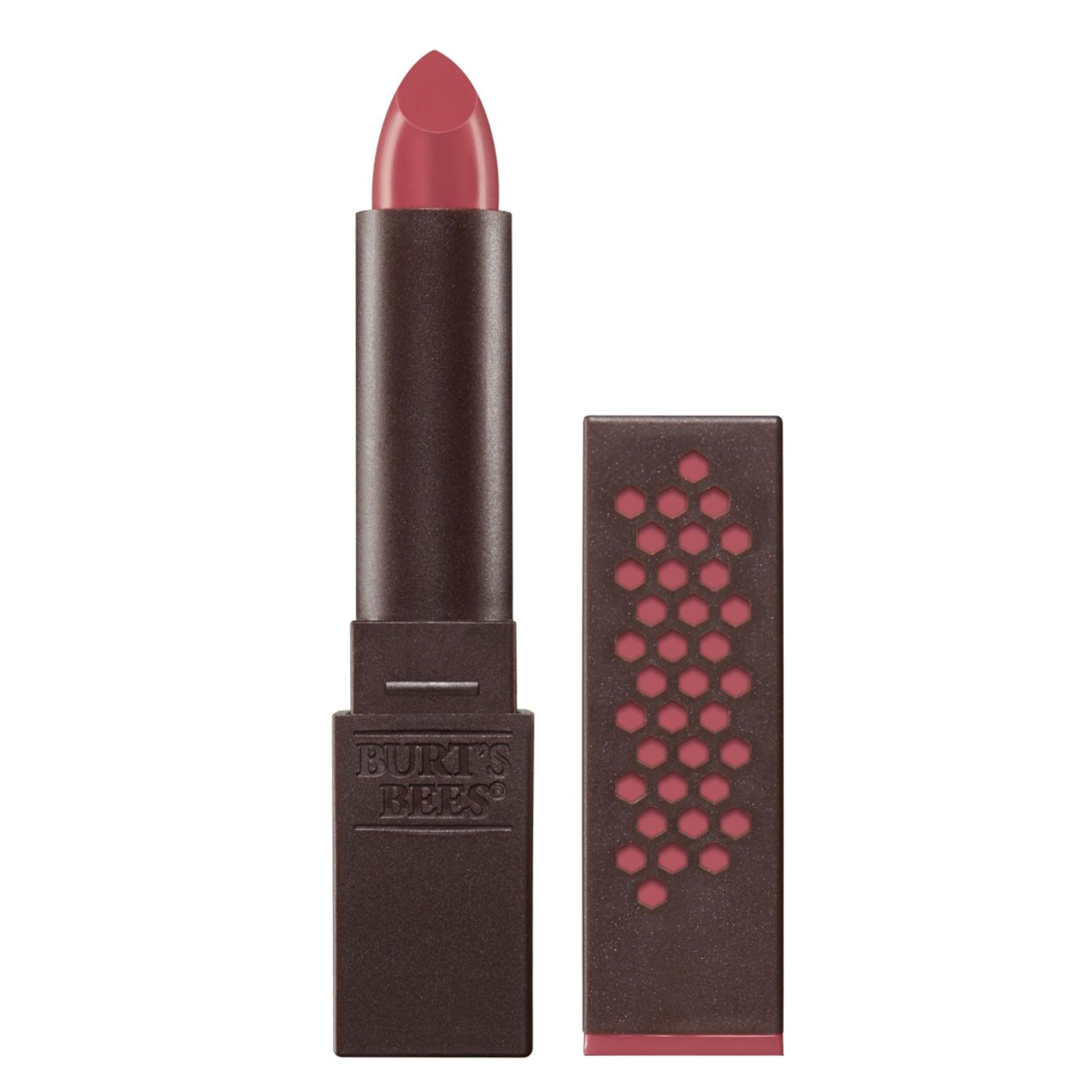 Burt&#39;s Bees 100% Natural Moisturizing Lipstick, Doused Rose, 1 Tube