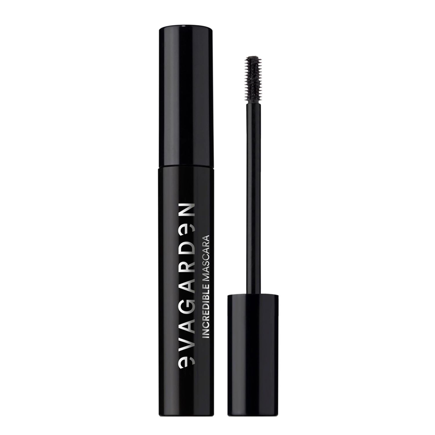 EVAGARDEN Incredible Mascara - Mini Brush Ensures Adequate Product Release on Extreme Hair Angles - Amazing Volume Effect from First Stroke - Coats Lashes for Durable, Bold Eye Appearance - 0.3 oz