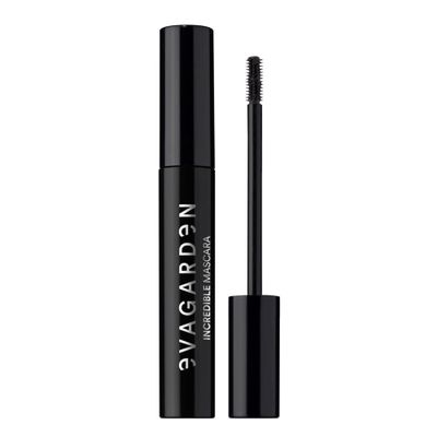 EVAGARDEN Incredible Mascara - Mini Brush Ensures Adequate Product Release on Extreme Hair Angles - Amazing Volume Effect from First Stroke - Coats Lashes for Durable, Bold Eye Appearance - 0.3 oz