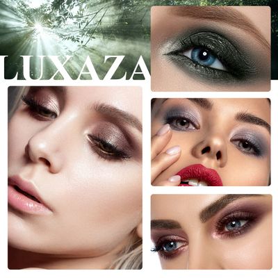 LUXAZA 6PCS Cream Eyeshadow Stick,Matte And Shimmer Neutral Brown Eyeshadow Pencil Crayon,Hypoallergenic,Highlighter,Pro Waterproof & Long Lasting Eye Shadow And Eyeliner Pen Sets