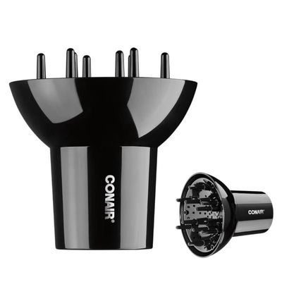 Conair Volumizing Universal Hair Diffuser, Adjustable Hair Dryer Attachment for Frizz-Free Curls to Fit Hair Dryer Nozzles from 1.75 to 2.3
