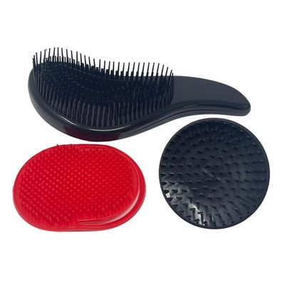 G.B.S Wave Detangling Brush Set for Curly Hair, Thick, Straight &amp; Natural Hair - Gentle Detangler Hair Brush for Women, Kids &amp; Toddlers with Flexible Bristles -Hairbrush for Wet &amp; Dry Hair