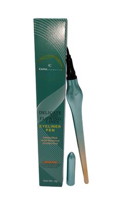KANA cosmetics Waterproof, Intense black matte liquid eyeliner, Long lasting up to 24 H. A Dupe for Gen Z and Millennials
