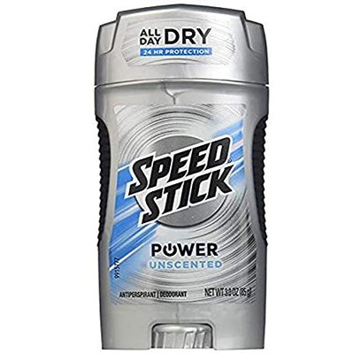 Speed Stick Antiperspirant &amp; Deodorant Solid, Unscented, 3 oz
