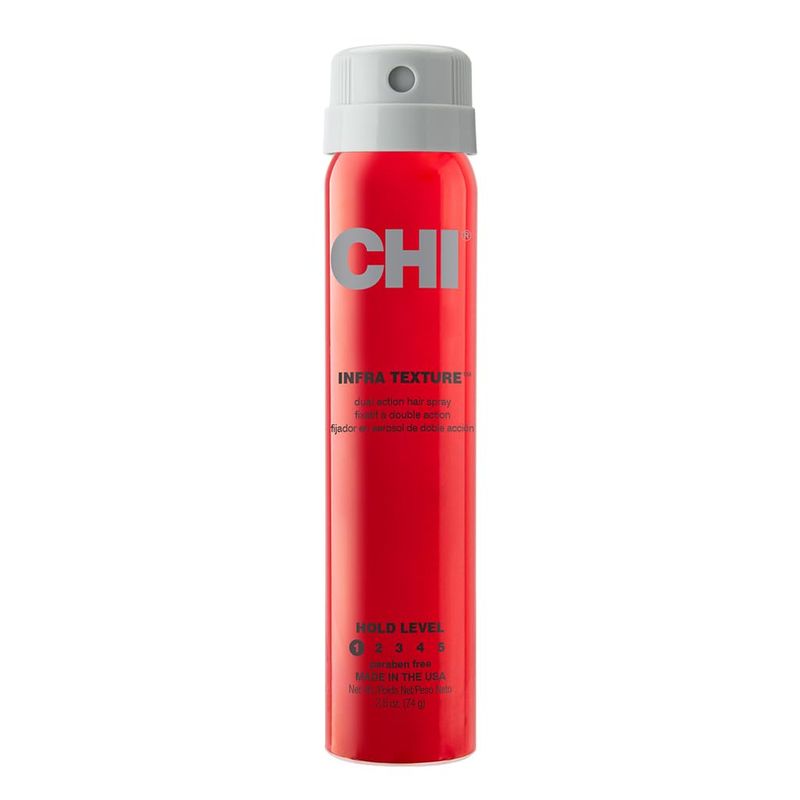 CHI Infra Texture Dual Hair Spray, For Shine, Movement &amp; Texture, Suitable For All Hair Types, Sulfate &amp; Paraben-Free, 2.6 Oz