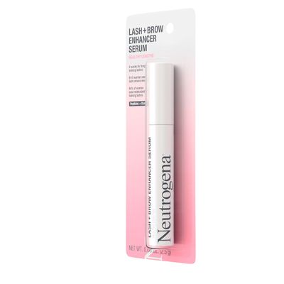 Neutrogena Healthy Lash Brow Enhancer Serum For Unisex Adult Formulated with Biotin & Peptides Nourishing & Conditioning Serum to Enhance the Look of Lashes & Eyebrows, 0.08 oz