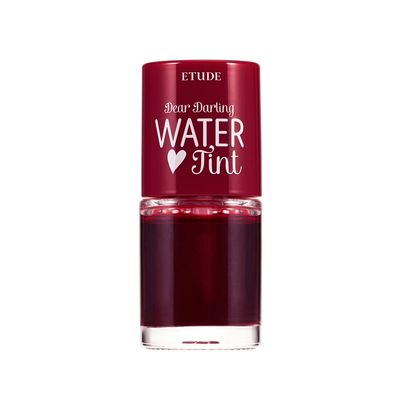 ETUDE Dear Darling Water Tint #4 Red Grapefruit Ade | Vivid Color Lip Stain with Moisturizing Weightless &amp; Non-sticky Finish Lip Stain | Smudge-proof &amp; Lightweight Lip Tint | K-beauty