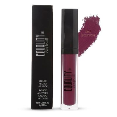 EQUALITY Liquid Velvet Lipstick Longwear No-Budge, Highly pigmented Lightweight, Dries to Matte Velvet Creamy Liquid Lipcolor Makeup, 6 g, 0.21 oz - Kisser