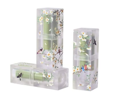 CTKcom 3.5ml Lip Balm Tubes Lipstick Tubes Spring Themed Empty Plastic Lip Tube 3D Pritned Flower Bird Refillable Container for DIY Homemade Lipstick Lip Balm Cosmetic Makeup,8 Pack