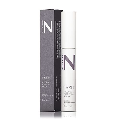 NULASTIN Eyelash Serum for Thicker Looking Lashes - Follicle Fortifying LASH Serum - Clinically Tested Eyelash Enhancing Serum with Keratin - From the Experts in Brow and Lash Serums (0.1 Fl Oz)