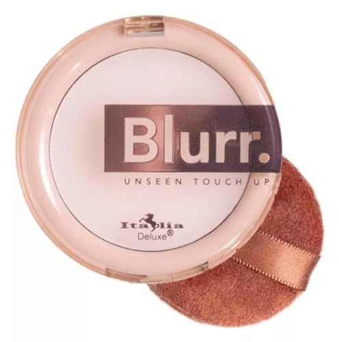 Italia Deluxe Blurr Unseen Touch Up Set &amp; Blot Mattifier - Setting Primer Balm, 0.1 Ounce (Pack of 1), Clear