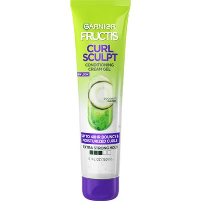 Garnier Fructis Style Curl Sculpt Conditioning Cream Gel for Bounce &amp; Moisture, 5.1 Fl Oz, 1 Count (Packaging May Vary)