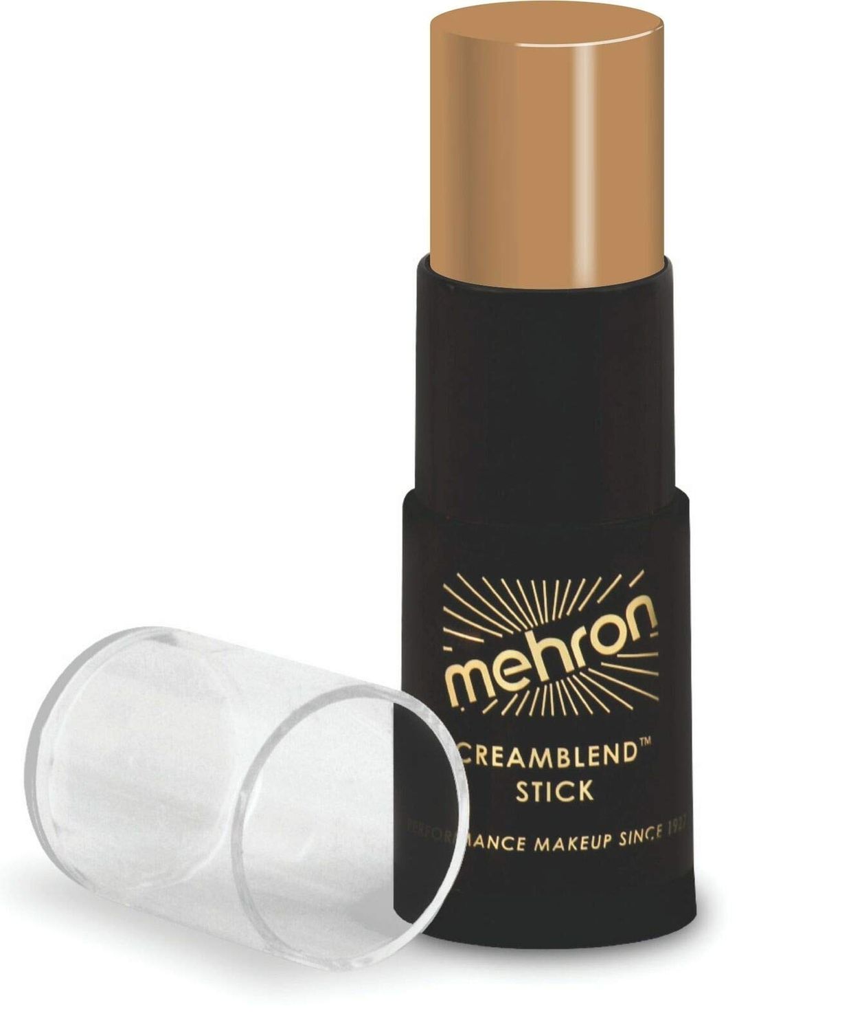 Mehron Makeup CreamBlend Stick | Face Paint, Body Paint, &amp; Foundation Cream Makeup | Body Paint Stick Perfect for Halloween Makeup (Medium Dark Olive)