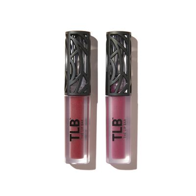 The Lip Bar Vegan Liquid Matte Mini Lipstick Duo Kit, High Pigment &amp; Long Lasting, Bawse Lady  Rich Auntie