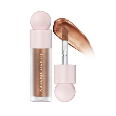Liquid Highlighter, Contour Stick Makeup Highlighter for Face, Lightweight Glotion, Waterproof Luminous Lotion, Silky Smooth Glitter Highlighter Makeup Stick, Multi-Use Body Shimmer (#4 Candlelight)
