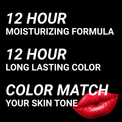 MOODmatcher Twist Stick Original Color-Change Lipstick, Red-12 Hour Long Wear, Waterproof, Ultra Hydrating With Aloe &amp; Vitamin E, Smudgeproof, faderproof &amp; Kissproof (Orange)