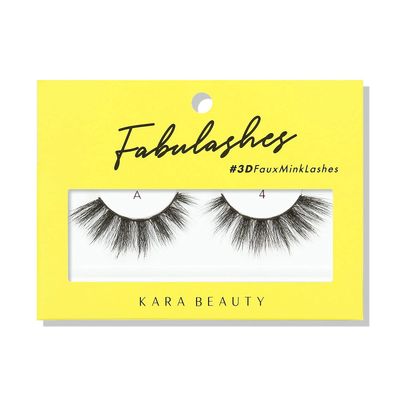 KARA BEAUTY FABULASHES 3D Faux Mink False Eyelashes - Style A4