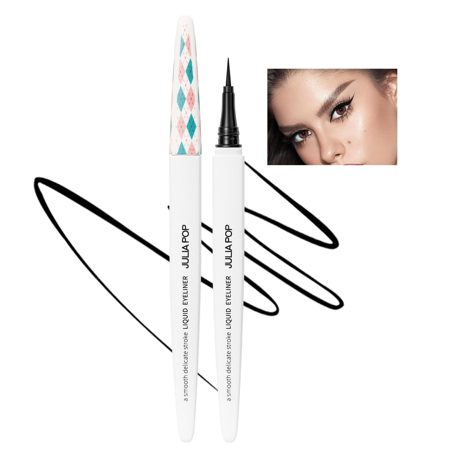 AKARY Black Eyeliner Pencil Quickliner For Eyes Intense, Extra-Fine Liquid Eyeliner For Precise Definition, Natural Eye Liner Waterproof Smudge Proof Long-Lasting, Smooth &amp; Blendable Makeup, 01 Black
