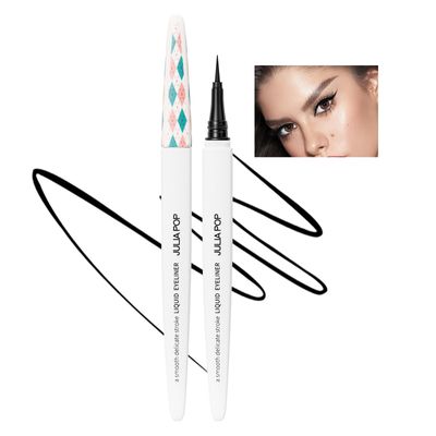 AKARY Black Eyeliner Pencil Quickliner For Eyes Intense, Extra-Fine Liquid Eyeliner For Precise Definition, Natural Eye Liner Waterproof Smudge Proof Long-Lasting, Smooth &amp; Blendable Makeup, 01 Black