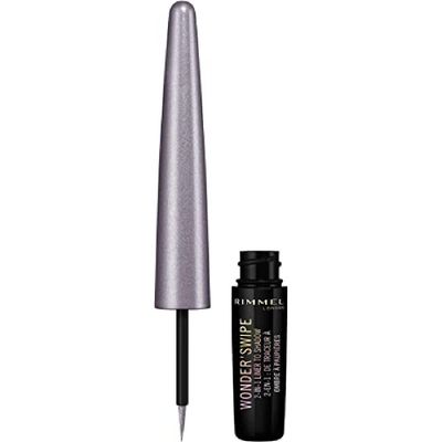 Rimmel London Wonder Swipe 2-in-1 Liner to Shadow - 001 Slay Eyeliner Women 0.058 oz