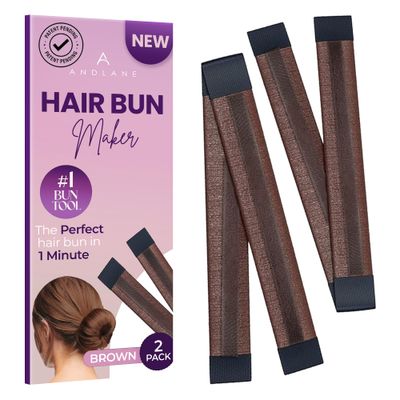 Hair Bun Maker for Women&#39;s Hair - Hair Bun Accessories for Women and Kids - Easy Hair Bun Clip for Long Hair - French Twist Hair Tool - Sock Bun, Ballet Bun with Enhanced Bun Holder