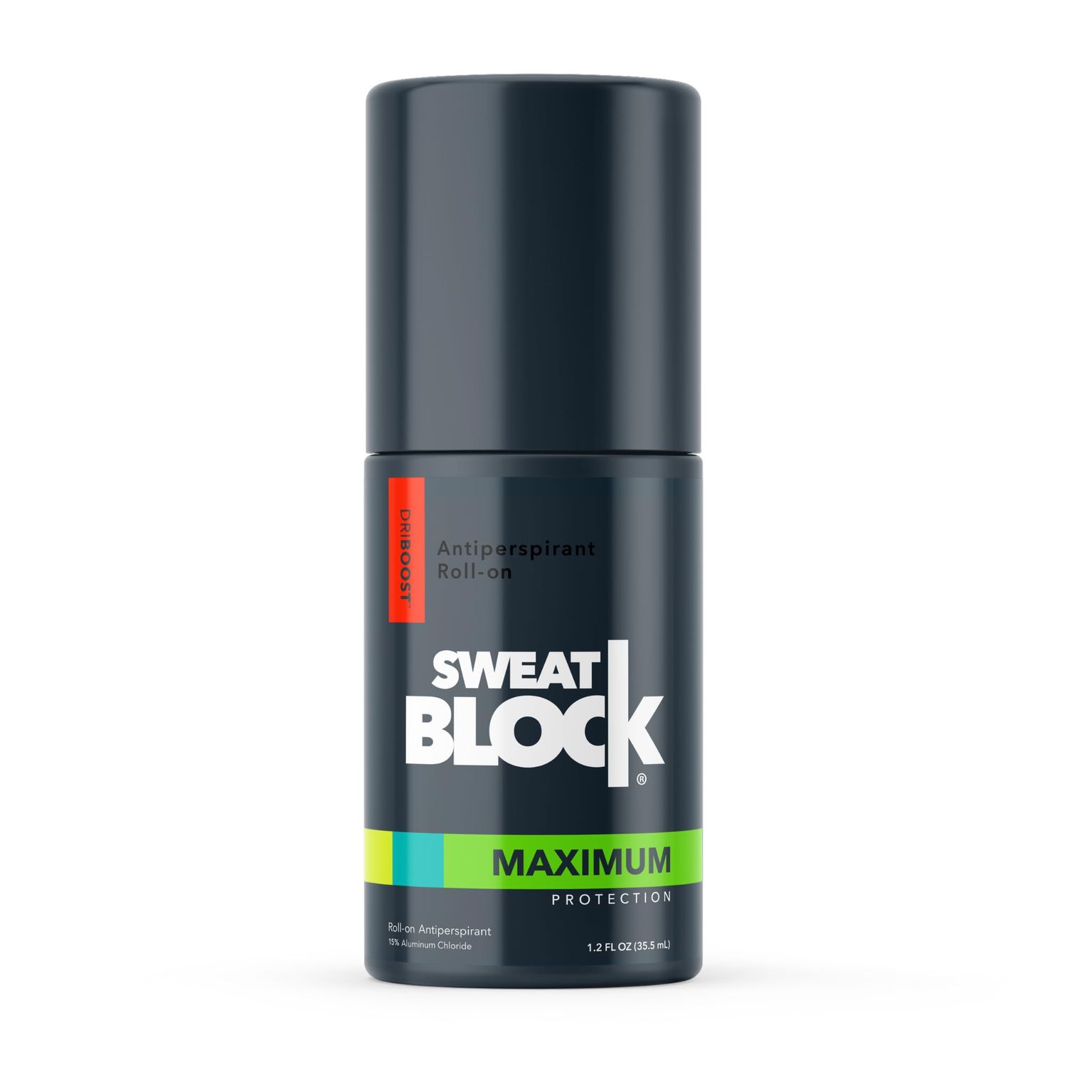 SweatBlock Antiperspirant Roll-on - Maximum Clinical Strength Antiperspirant for Women &amp; Men perfect for Hyperhidrosis, Excessive Sweat, &amp; Odor - Block Sweat for Days Per Use - 1.2 FL OZ